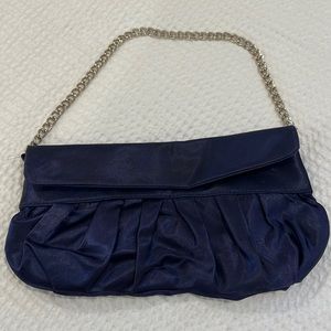 Deep purple LOFT shoulder bag/clutch